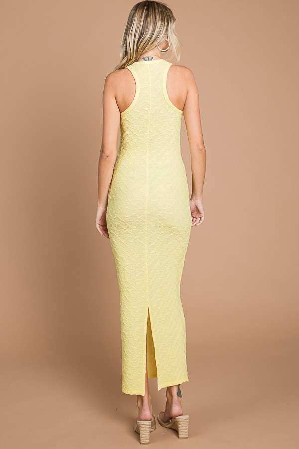 Racer Back Halter Maxi Dress