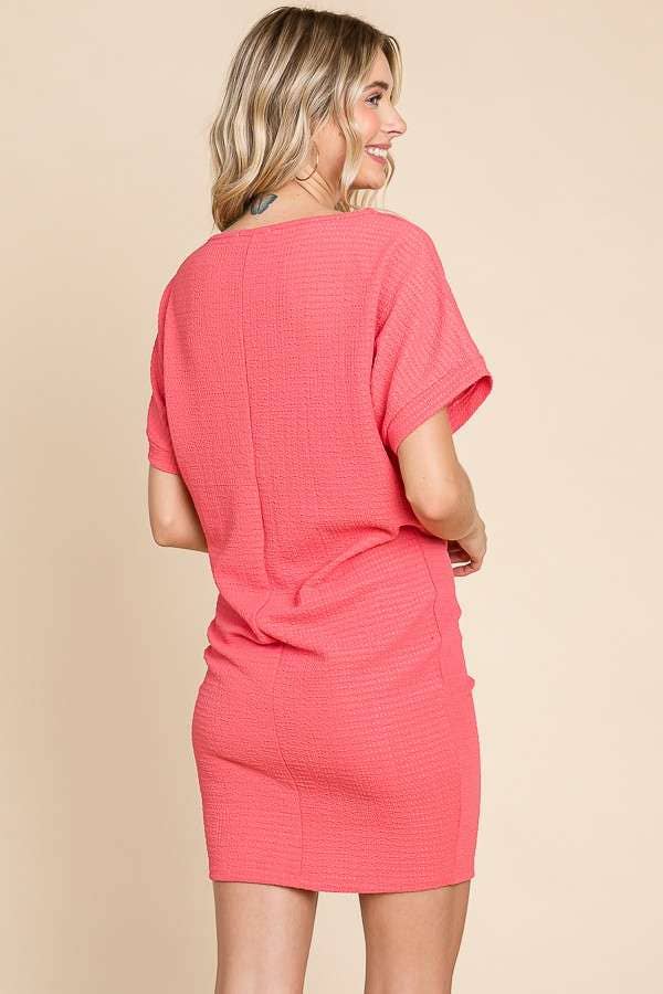 Dorman Short Sleeve Solid Dress