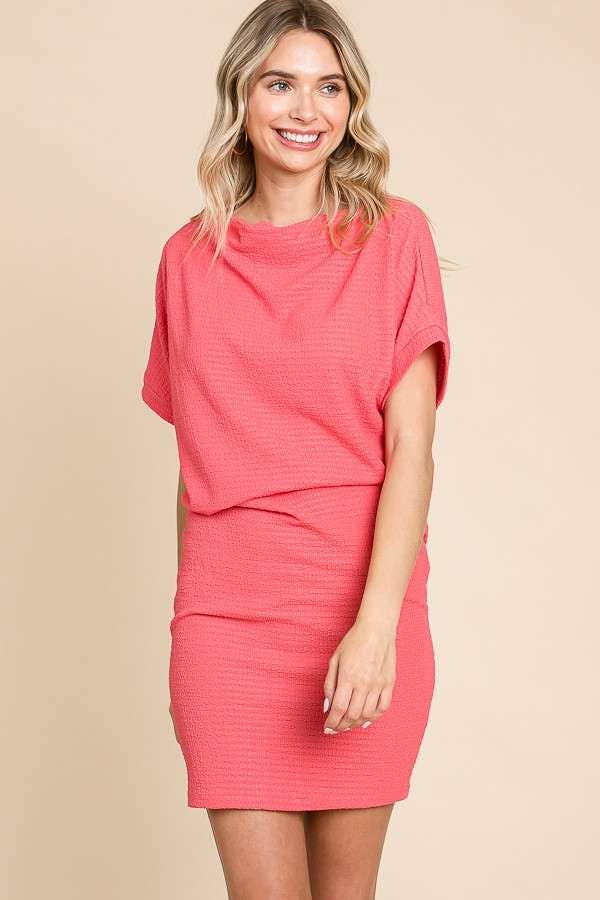 Dorman Short Sleeve Solid Dress